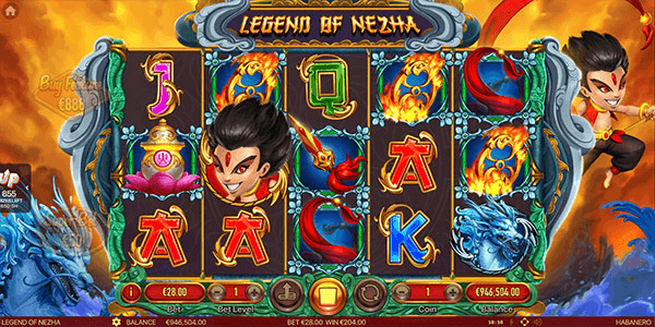 Legend of Nezha สล็อตค่าย Habanero SLOT SLOTXO
