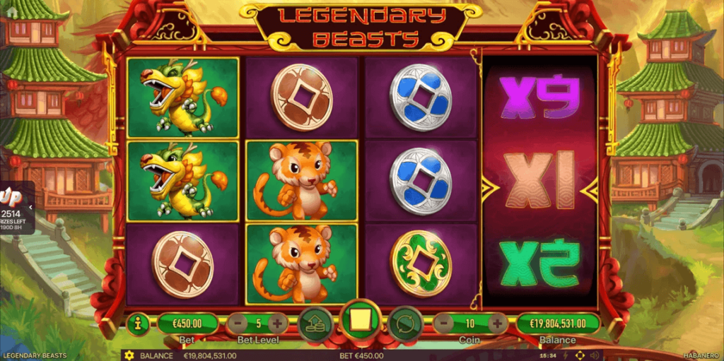 Legendary Beasts สล็อตค่าย Habanero SLOT SLOTXO