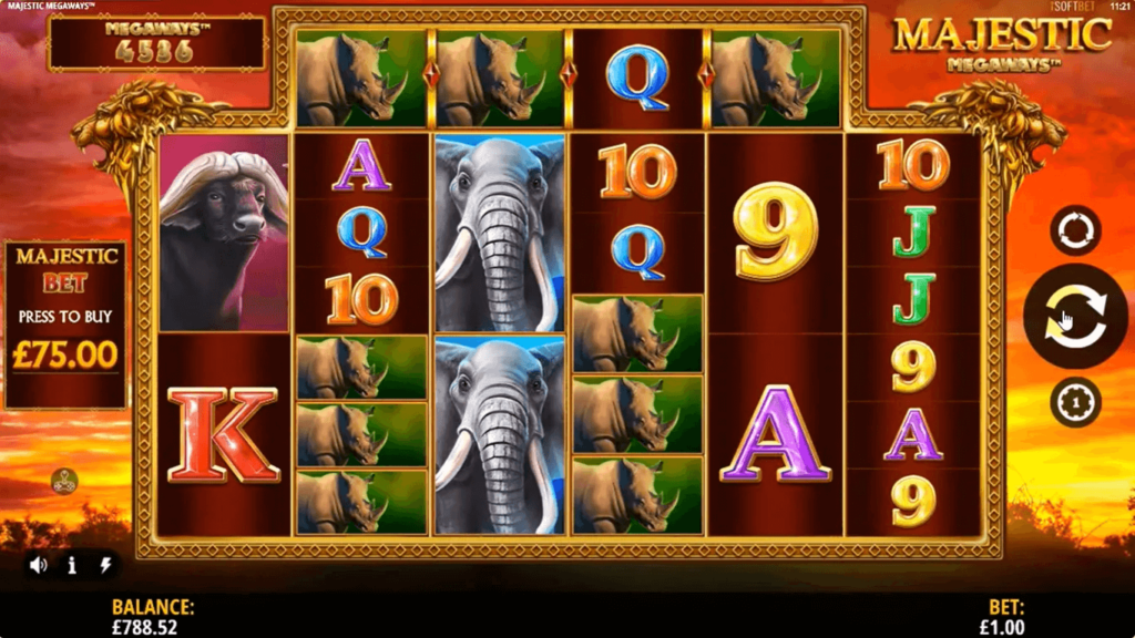 Majestic Megaways สล็อตค่าย ISoftbet SLOT SLOTXO