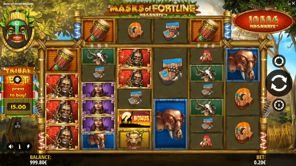 Masks of Fortune Megaways สล็อตค่าย ISoftbet SLOT SLOTXO