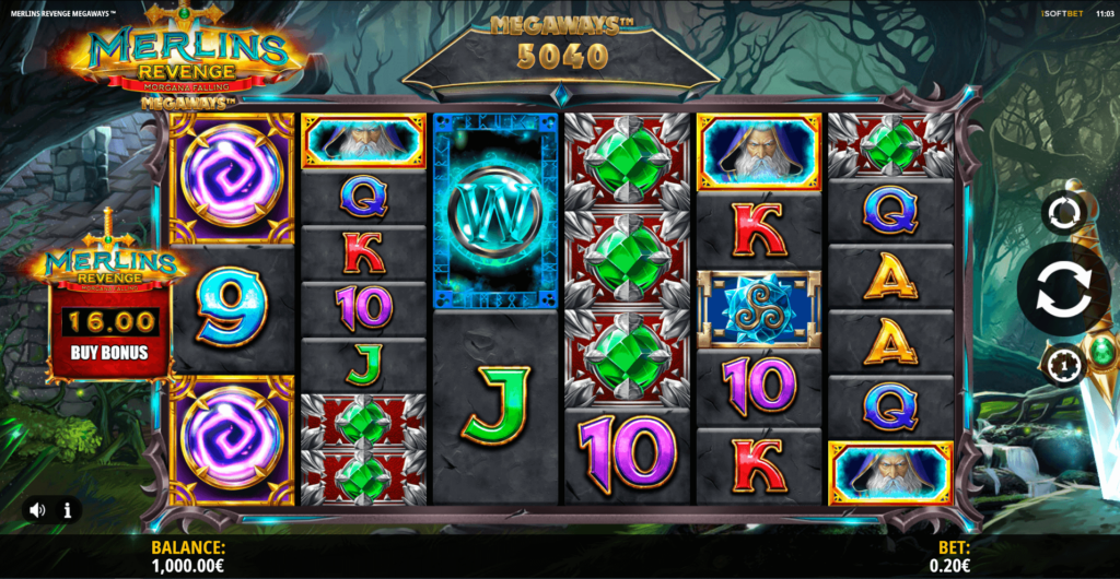 Merlin’s Revenge Megaways สล็อตค่าย ISoftbet SLOT SLOTXO