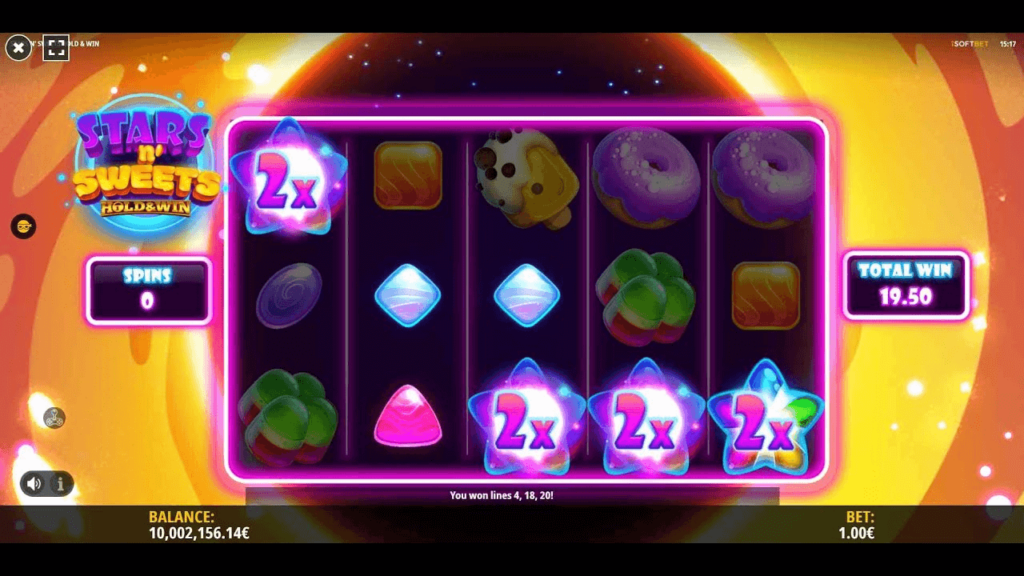 Stars n’ Sweets Hold & Win สล็อตค่าย ISoftbet SLOT SLOTXO