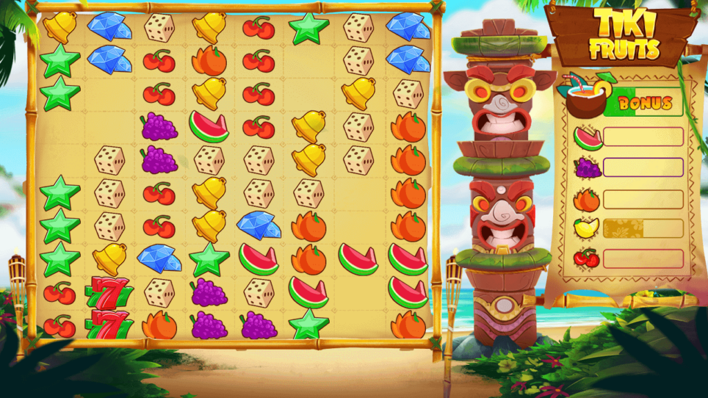 Tiki Fruits สล็อตค่าย Red Tiger SLOT SLOTXO