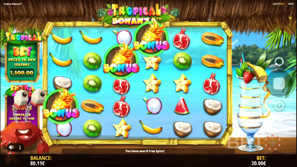 Tropical Bonanza สล็อตค่าย ISoftbet SLOT SLOTXO