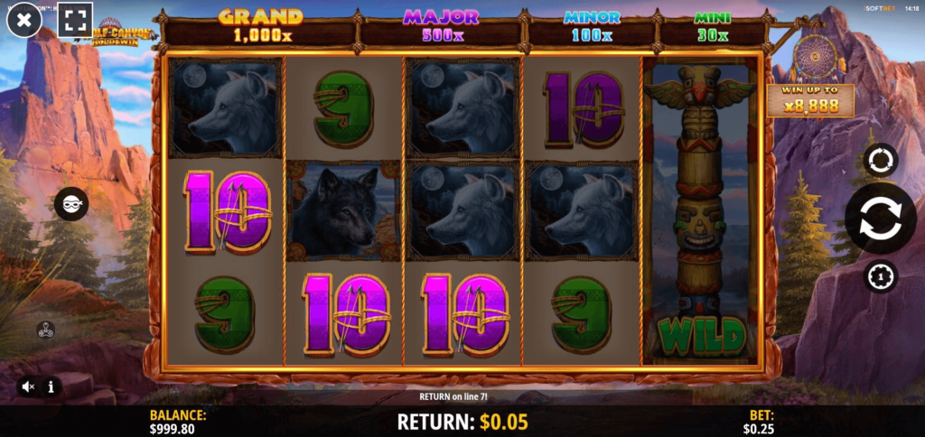 Wolf Canyon Hold & Win สล็อตค่าย ISoftbet SLOT SLOTXO