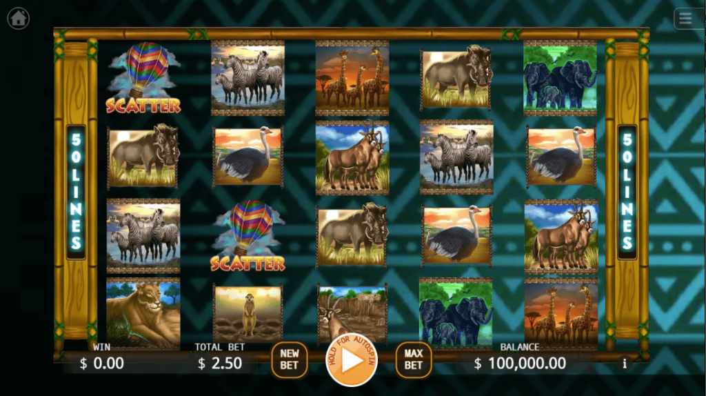 Africa Run สล็อตค่าย KA Gaming SLOT SLOTXO