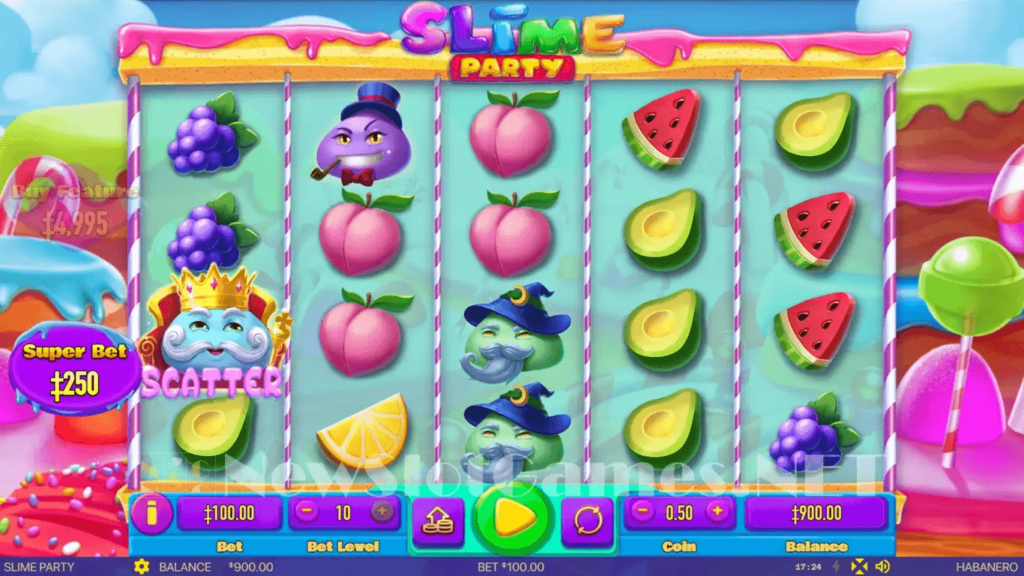 Slime party สล็อตค่าย Habanero SLOT SLOTXO