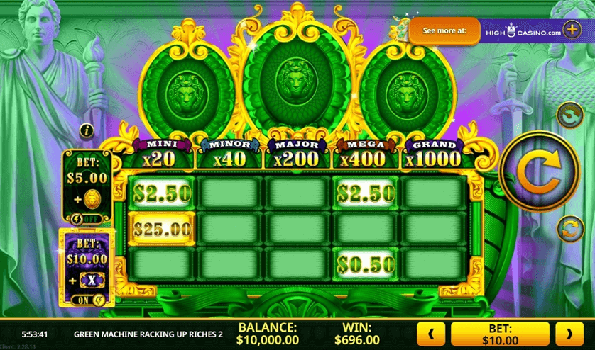 Green Machine Racking Up Riches 2 สล็อตค่าย High 5 Games SLOT SLOTXO Green Machine Racking Up Riches 2 สล็อตค่าย High 5 Games SLOT SLOTXO
