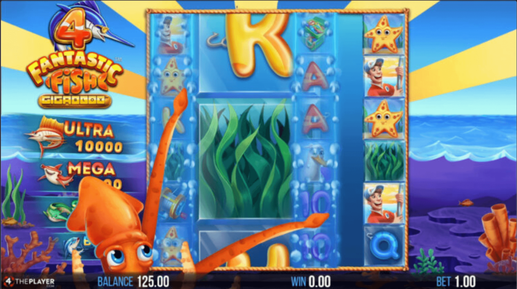 4 Fantastic Fish GigaBlox™ สล็อตค่าย Yggdrasil Gaming SLOT SLOTXO