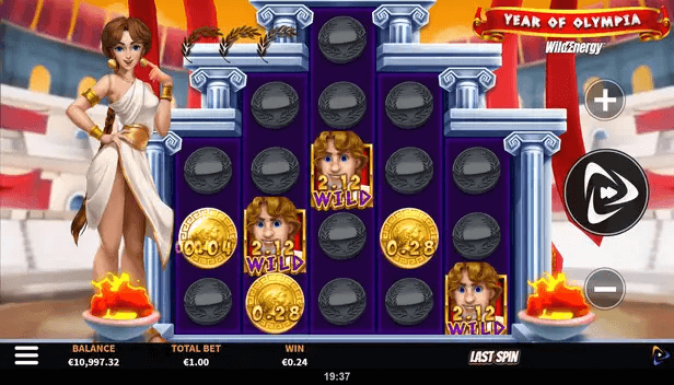 Year of Olympia WildEnergy™ สล็อตค่าย Yggdrasil Gaming SLOT SLOTXO Year of Olympia WildEnergy™ สล็อตค่าย Yggdrasil Gaming SLOT SLOTXO