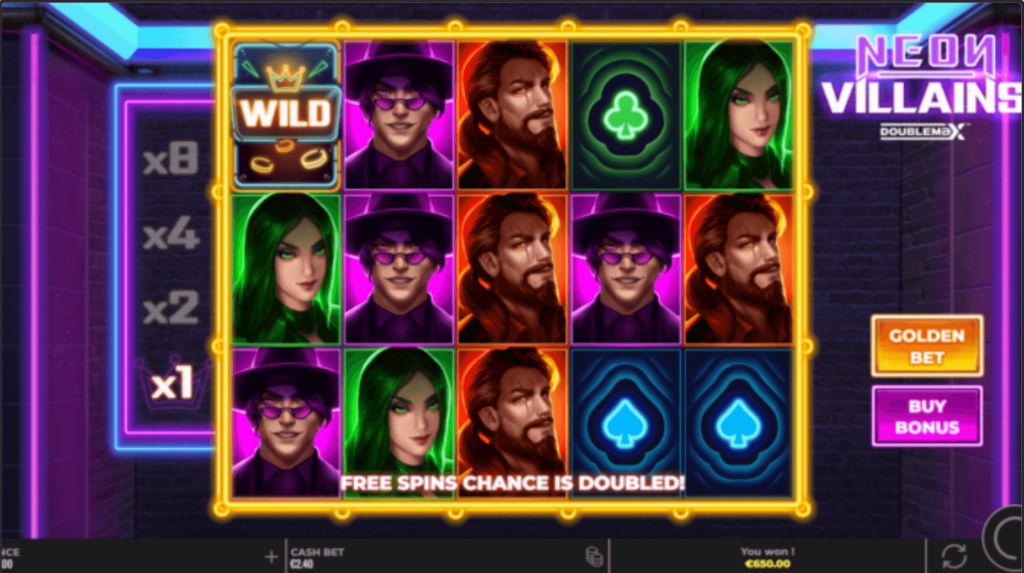 Neon Villains DoubleMax™ สล็อตค่าย Yggdrasil Gaming SLOT SLOTXO