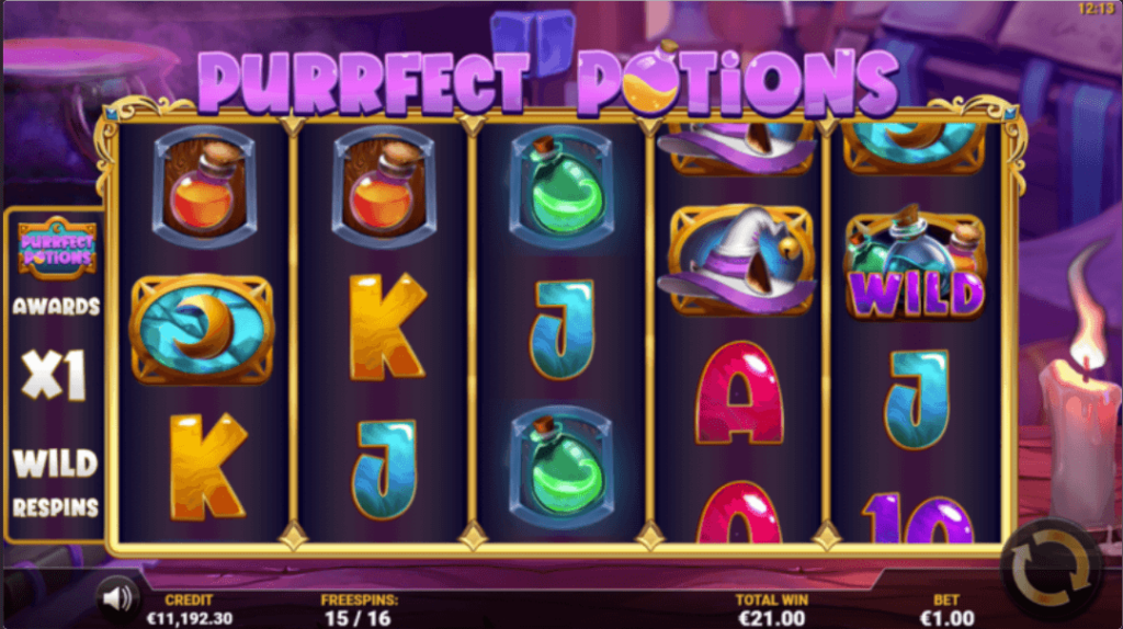 Purrfect Potions สล็อตค่าย Yggdrasil Gaming SLOT SLOTXO