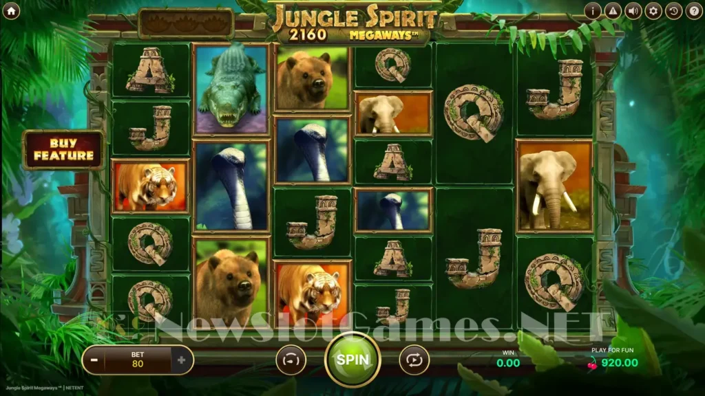 Jungle Spirit Call of the Wild สล็อตค่าย NetEnt Gaming SLOTXO