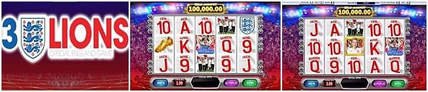 3 Lions สล็อตค่าย Blueprint Gaming SLOTXO 3 Lions สล็อตค่าย Blueprint Gaming SLOTXO