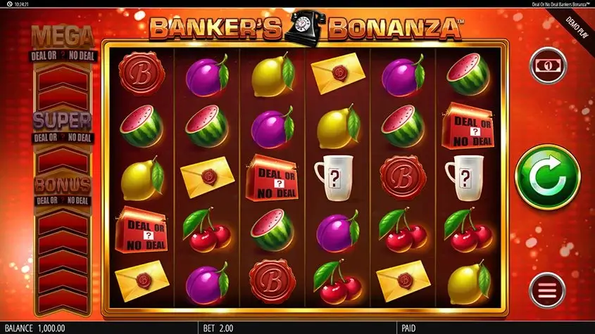 Deal Or No Deal Banker's Bonanza สล็อตค่าย Blueprint Gaming SLOTXO Deal Or No Deal Banker's Bonanza สล็อตค่าย Blueprint Gaming SLOTXO