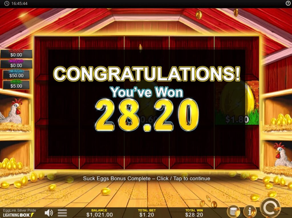 EggLink Silver Pride รีวิวค่าย Light & Wonder สล็อต 888 สล็อตค่าย SLOTXO ฟรีเครดิต