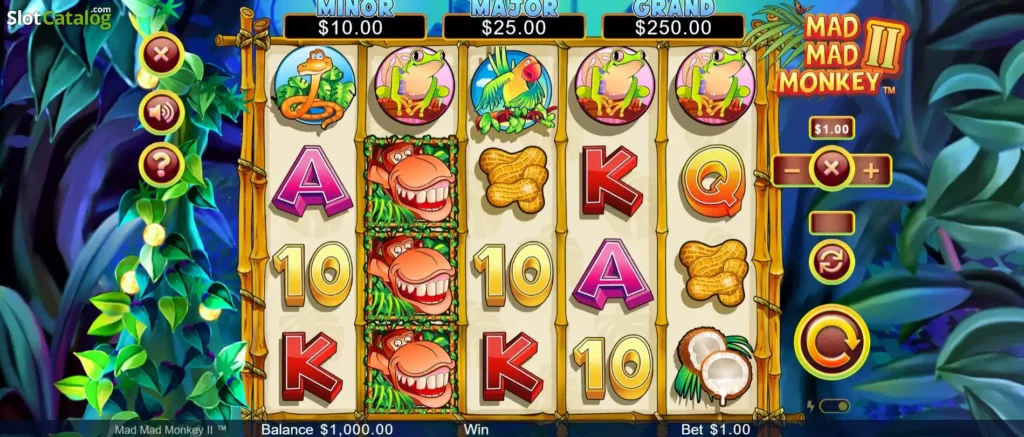 Mad Mad Monkey 2 รีวิวค่าย Light & Wonder สล็อต 888 สล็อตค่าย SLOTXO ฟรีเครดิต