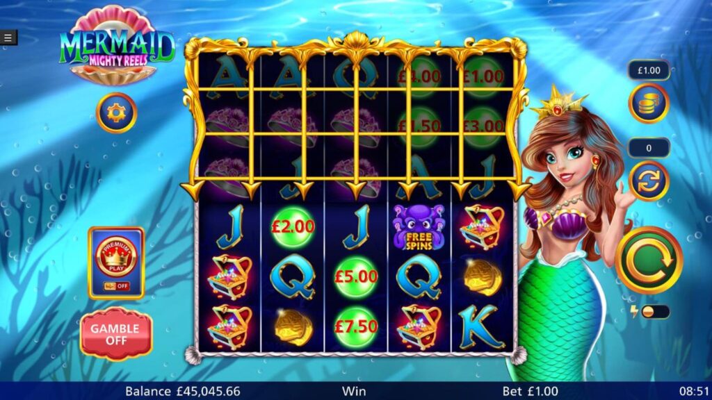 Mermaid Mighty Reels รีวิวค่าย Light & Wonder สล็อต 888 สล็อตค่าย SLOTXO ฟรีเครดิต Mermaid Mighty Reels รีวิวค่าย Light & Wonder สล็อต 888 สล็อตค่าย SLOTXO ฟรีเครดิต