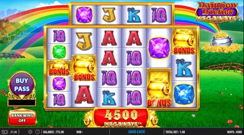 Rainbow Riches Megaways รีวิวค่าย Light & Wonder สล็อต 888 สล็อตค่าย SLOTXO ฟรีเครดิต Rainbow Riches Megaways รีวิวค่าย Light & Wonder สล็อต 888 สล็อตค่าย SLOTXO ฟรีเครดิต