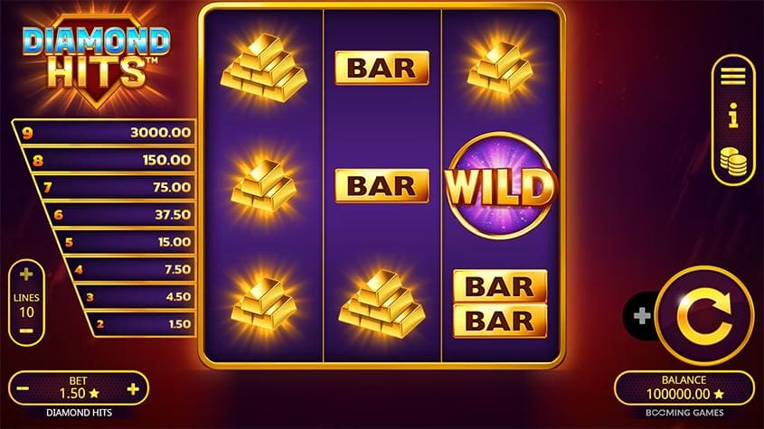 Diamond Hits รีวิวค่าย Booming Games Slots สล็อต 888 สล็อตค่าย SLOTXO ฟรีเครดิต Diamond Hits รีวิวค่าย Booming Games Slots สล็อต 888 สล็อตค่าย SLOTXO ฟรีเครดิต