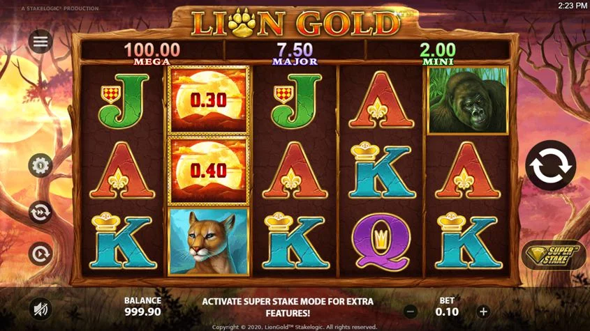 Lion Gold Super Stake รีวิวค่าย Stakelogic Games สล็อต 888 สล็อตค่าย SLOTXO ฟรีเครดิต Lion Gold Super Stake รีวิวค่าย Stakelogic Games สล็อต 888 สล็อตค่าย SLOTXO ฟรีเครดิต