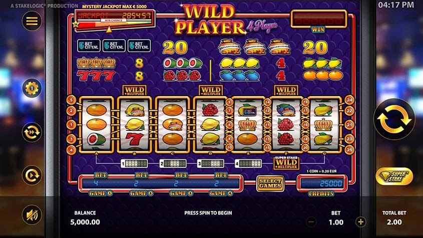 Wild Player 4 Player รีวิวค่าย Stakelogic Games สล็อต 888 สล็อตค่าย SLOTXO ฟรีเครดิต Wild Player 4 Player รีวิวค่าย Stakelogic Games สล็อต 888 สล็อตค่าย SLOTXO ฟรีเครดิต